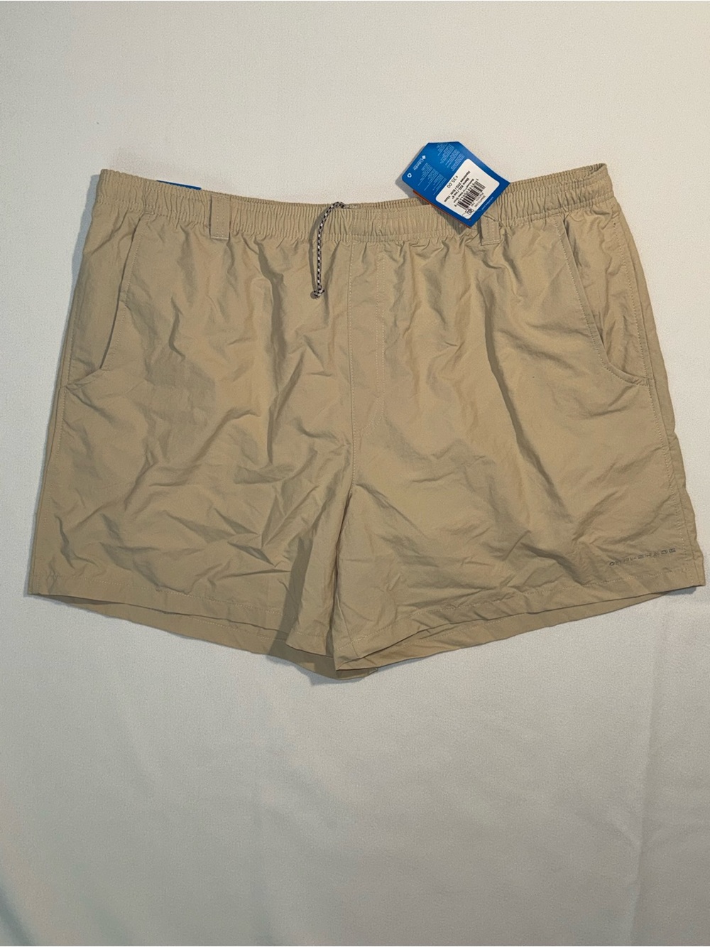 Columbia 6” Inseam Backcast IV Water Short Men's Light Khaki Size 2XL NWT